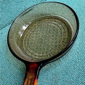 ❤️ Vintage Visions by Corningware USA 6” glass sauté fry pan